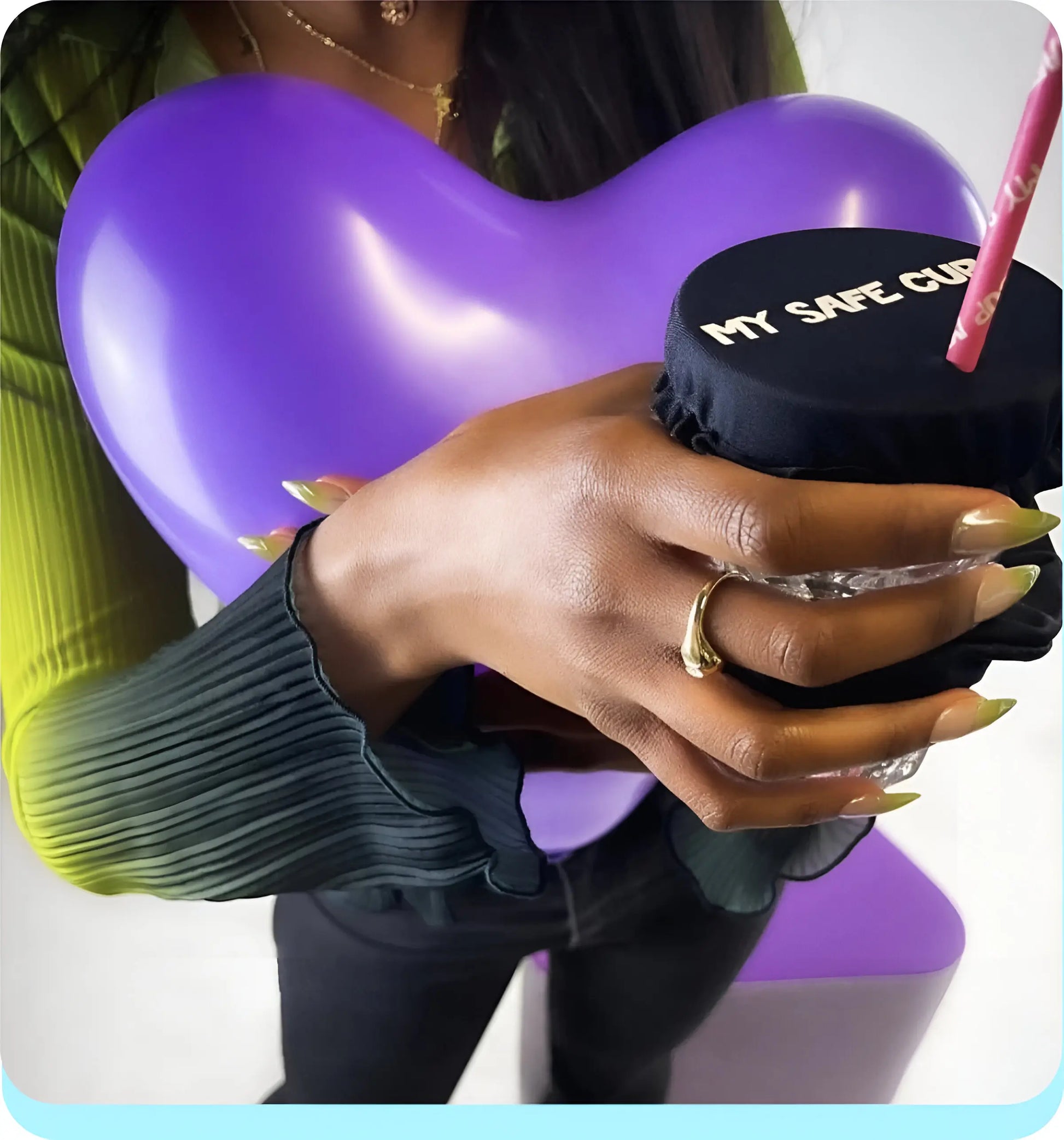 Chouchou anti drogue my safe cup